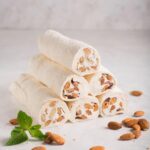 Luxury Turkish Delight with Cream and Almonds (1 KG)
